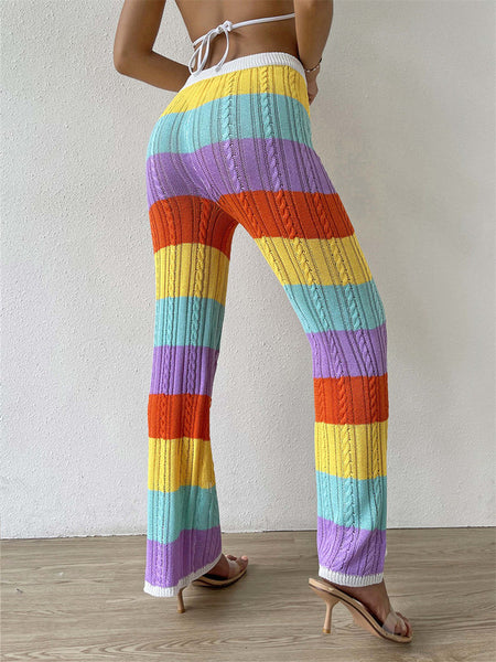 Horizontal Striped Trouser Multicolor