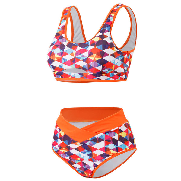 Multicolor Two-Piece Swimsuit For Women