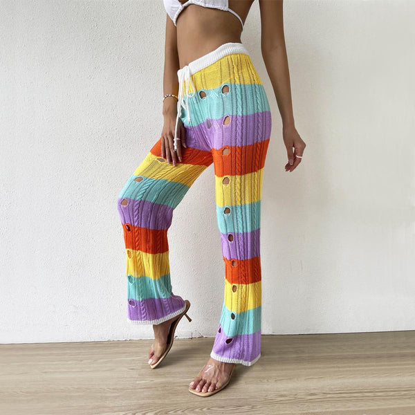 Horizontal Striped Trouser Multicolor