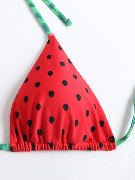 Multicolor Polka Dots Brazilian Bikini Set